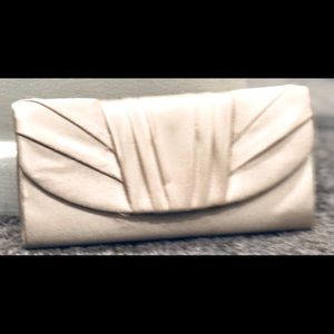 Jessica McClintock Satin Clutch Bag